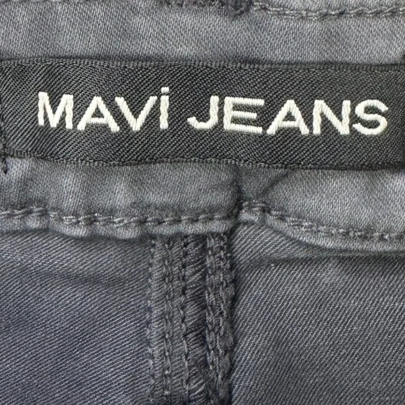 Mavi Jeans Matt Mens Straight Leg Denim Pants 33X32 Gray Stretch 5 Pocket Casual
